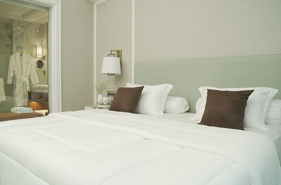 Plain White Jacquard Tencel
