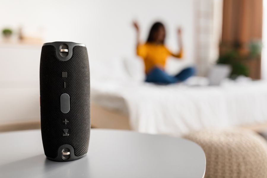 tambahkan speaker musik
