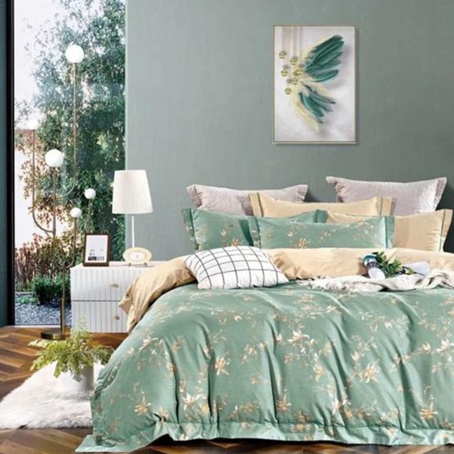 sprei warna hijau pastel