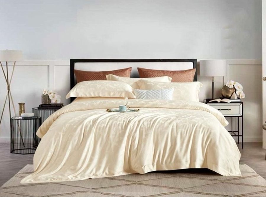 sprei warna kuning pastel
