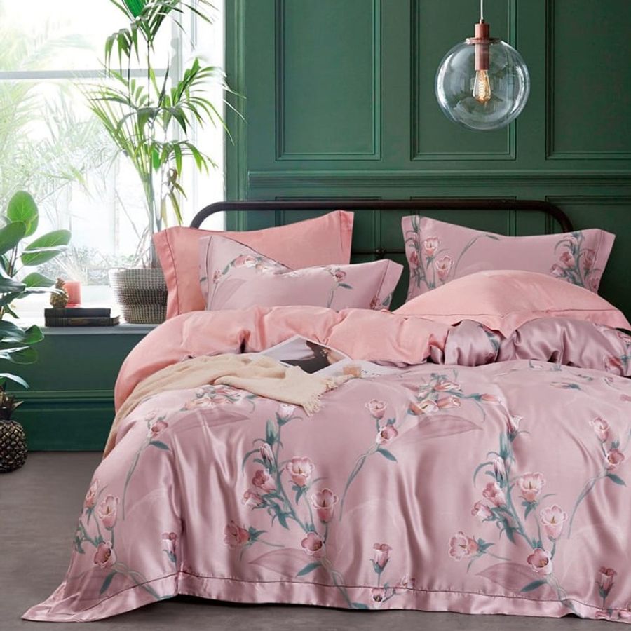sprei warna pink pastel