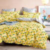 Sleep Buddy Set Sprei dan Bed Cover Hinode Yellow Cotton Sateen